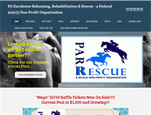 Tablet Screenshot of paracehorse.org